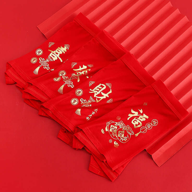 New Benmingnian Wedding Big Triangle Men's Red Underwear Head Men Underwear Designer Mutande Uomo Boxeur Pour Hommes Underwear Boxers for Men Des