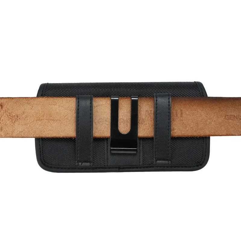 Mobile Phone Waist Bag Men Women Small Nylon Cell Phone Holster Storage Waist Fanny Pack Purse with Belt Loop Bum Bag 4 SizeXJ240720