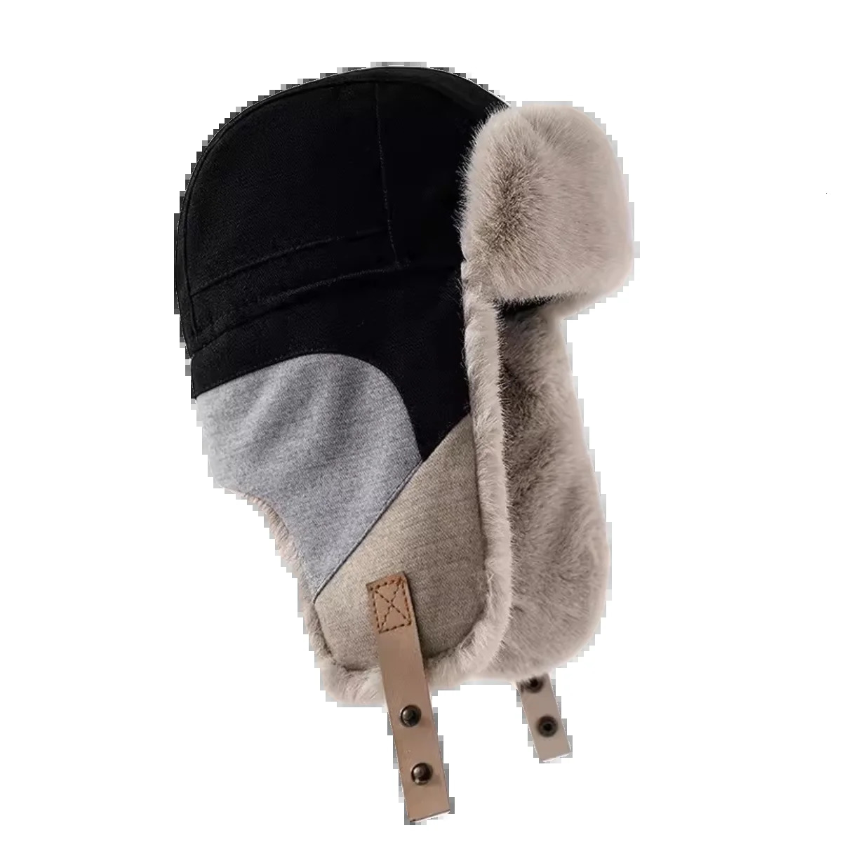 Lei Feng Hat Womens Winter Warm Ear Protection Hat Mens Cycling Windproof Hat Cold Northeast Hat Korean Fashion Style Gift 240712