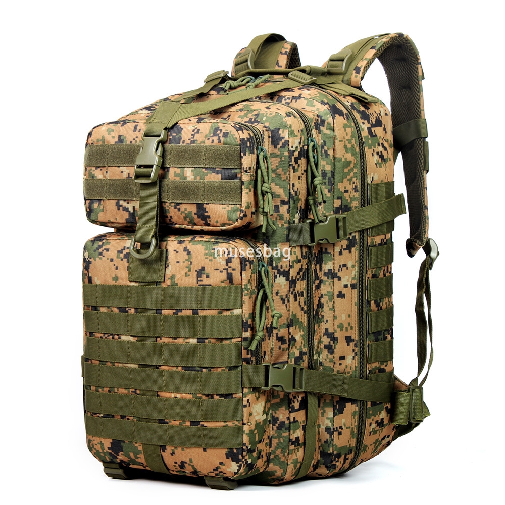 New Outdoor Military Camouflage Backpack Special Operations Multi functional Mountaineering Sports Travel Large Capacity Men's Camping Tactical B