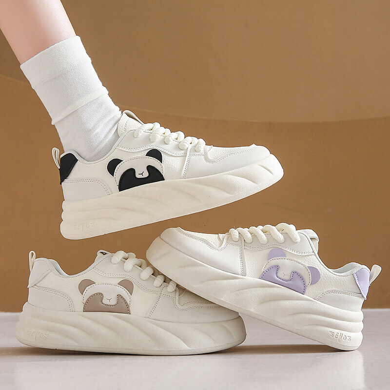 Designer women's panda board shoes summer new breathable white casual shoes outdoor slim fit sports shoes