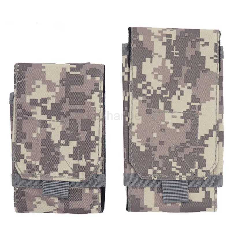 Outdoor Camouflage Bag Army Phone Holder Sport Waist Belt Case Waterproof Nylon Sport Camo BagsXJ240720
