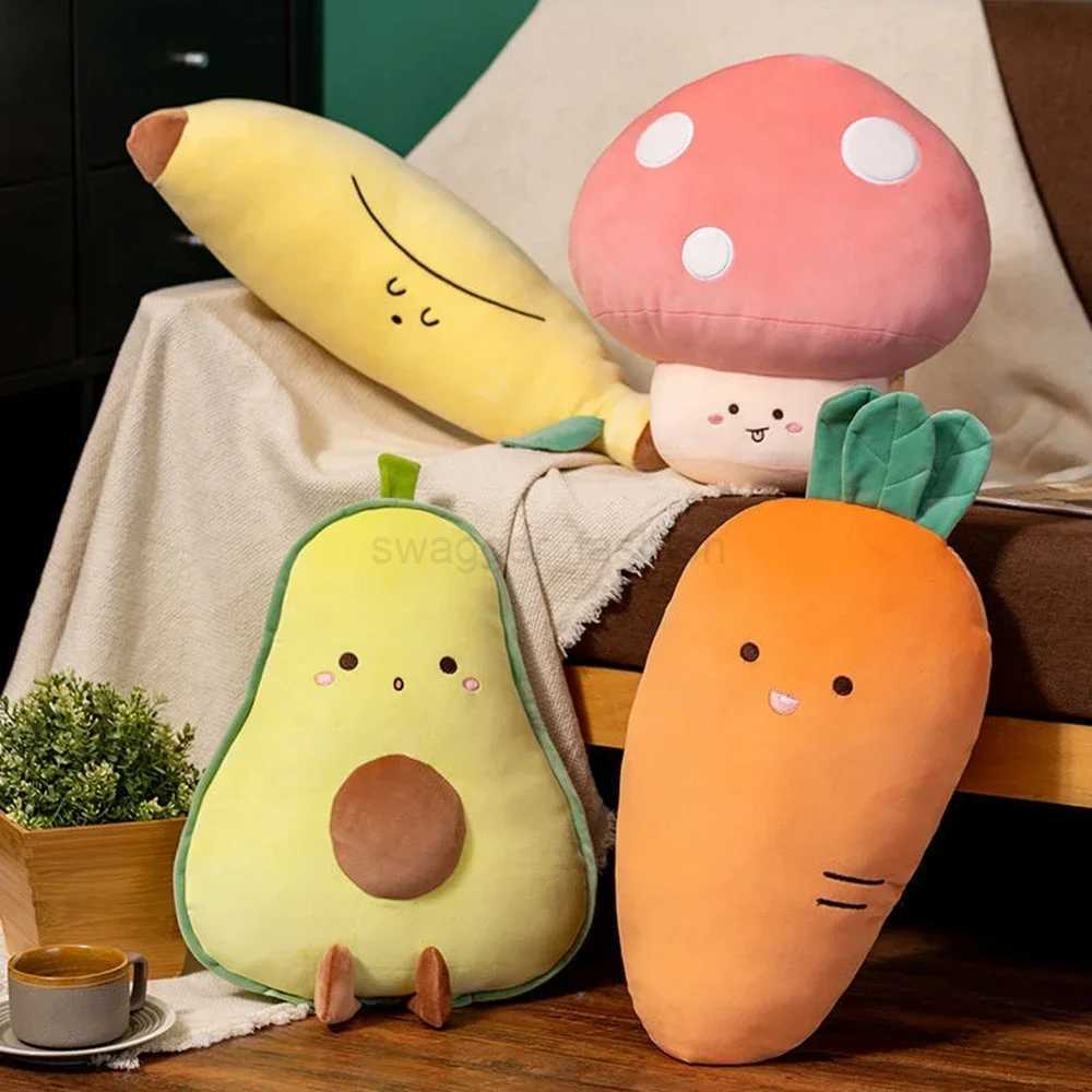 Avocado Banana Carrot Mushroom Plush Toy Throw Pillow Sleeping Doll Bed Sofa Cushion Cute Doll Birthday Gift Girl Boy New ideaB270720
