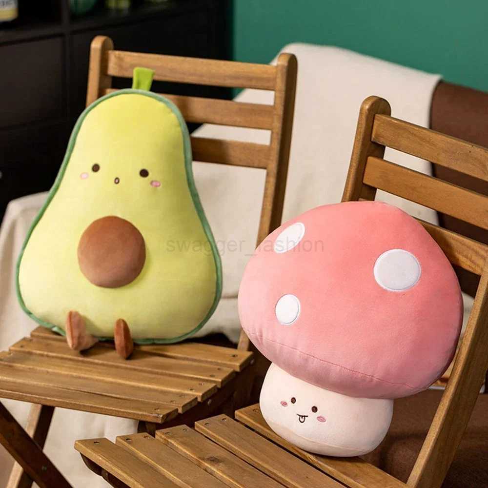 Avocado Banana Carrot Mushroom Plush Toy Throw Pillow Sleeping Doll Bed Sofa Cushion Cute Doll Birthday Gift Girl Boy New ideaB270720