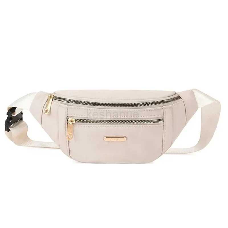 Rilibegan Mens and Womens Street Trend Waist Bag Oxford Casual Color Waist Bag Crossbody Chest BagXJ240720