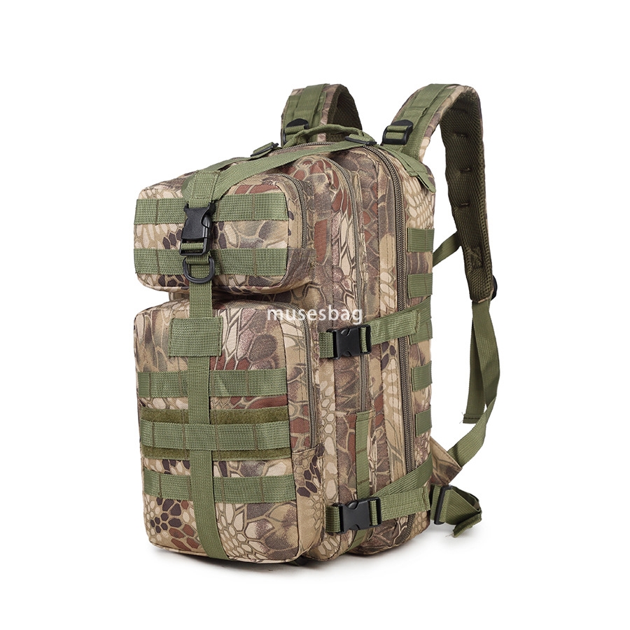 New Oxford Cloth Medium 3P Attack Tactical Backpack for Military Fans Outdoor Backpack CS Camouflage Bag 35L