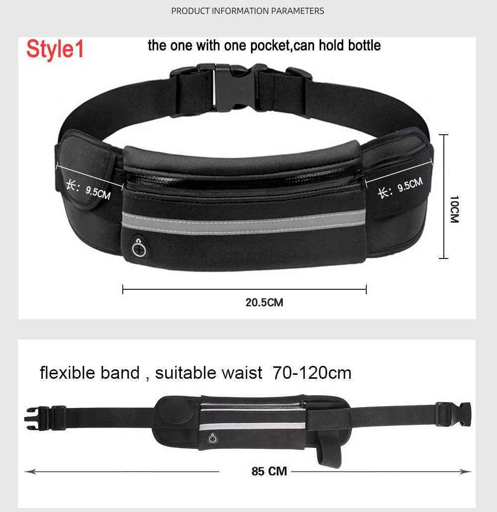 2022 Waist Pack Men Women Fashion Pack Belt Money For Running Jogging Cycling Phones Sport Running Waterproof Belt Waist BagsXJ240720
