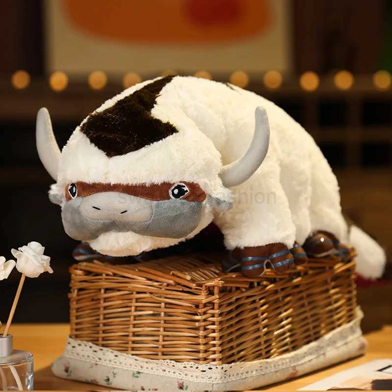 55cm Avatar Appa Momo Plush Doll Anime Avatar the Last Airbender Appa Plush Toys Soft Stuffed Animals Pillow Children Kids GiftB270720