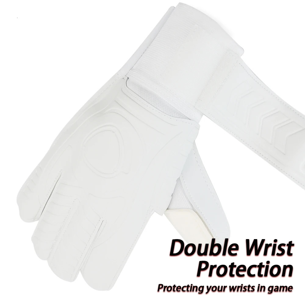 Size 5/6/7/8/9/10 Finger Save Goalkeeper Gloves Football Latex Guard Grip Protection Kids Adults Soccer Fingerave Goalie Glove 240718