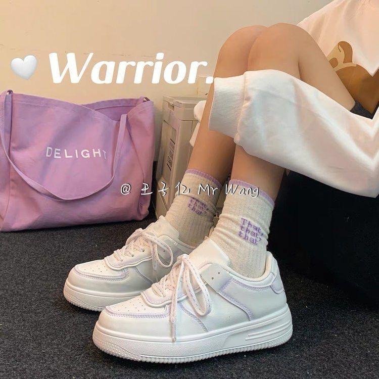 Little DR Sneakers for Women Korean Style White Casual Sport Board Shoes Student Niche Fashion Breathable Female Versatile Ladies Women's shoes