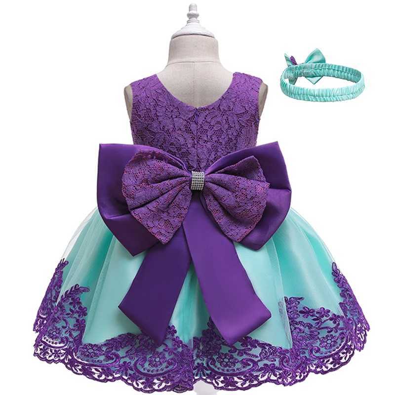 Children Flower Tutu Dress For 1-10 Years Girls Wedding Birthday Party Princess Dresses Kids Lace Gown Costume Clothing VestidosXJ240720