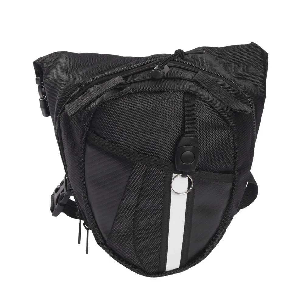 Norbinus Nylon Mens Waist Bag Outdoor Drop Thigh Leg Bag Pouch Women Belt Fanny Packs Hip Bum Purse Motorcycle Rider Biker BagsXJ240720
