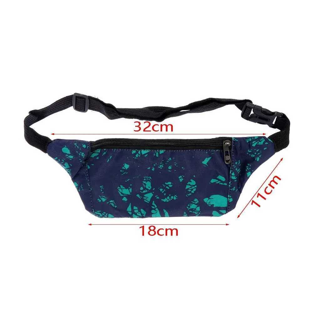 Camouflage Fanny Pack Travel Bum Bag Money Waist Belt Walking Holiday Pouch Ladies Casual Waterproof Chest Pack for Boys GirlsXJ240720