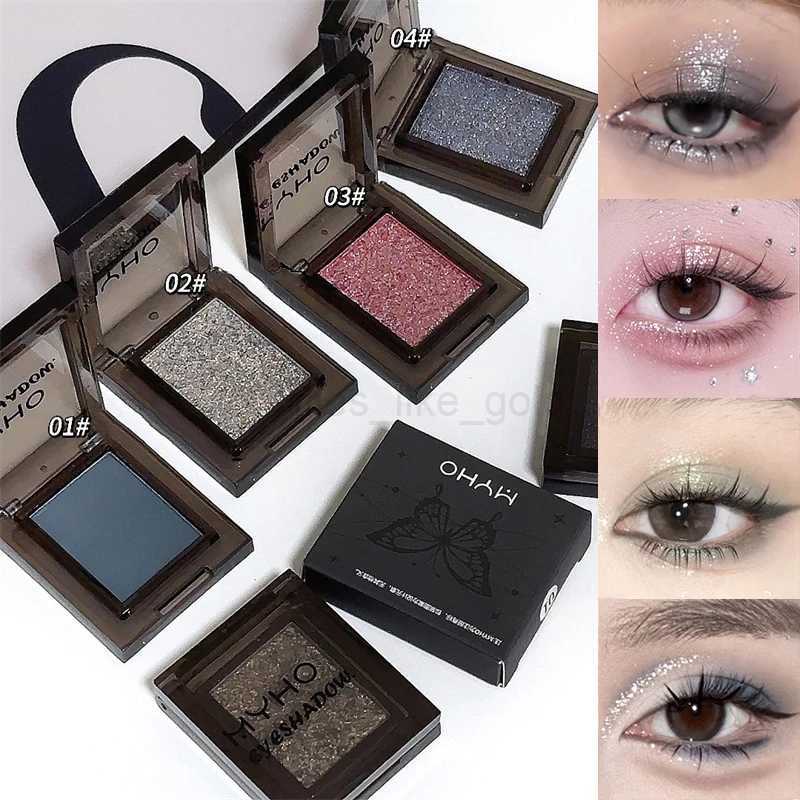 Monochrome Glitter EyeShadow Palette Highly Pigment Pearlescent Shimmer High Gloss Lasting Brightening Mashed Potato Eye Shadow zxx240720