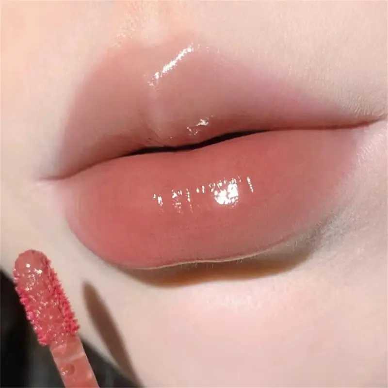 HERORANGE Clear Water-gloss Mirror Lip Gloss Non-stick Cup Lipstick Long-lasting Lipstick Matte Lip Glaze Glass-like LipstickXJ241205