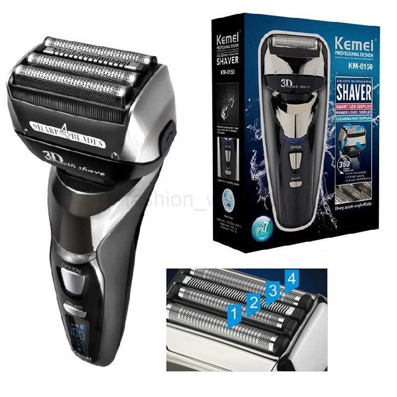 Kemei 8150 Wet Dry 3-speed Charging Electric Shaver Mens Shaver Electric Shaver Facial Shaver SystemX240720