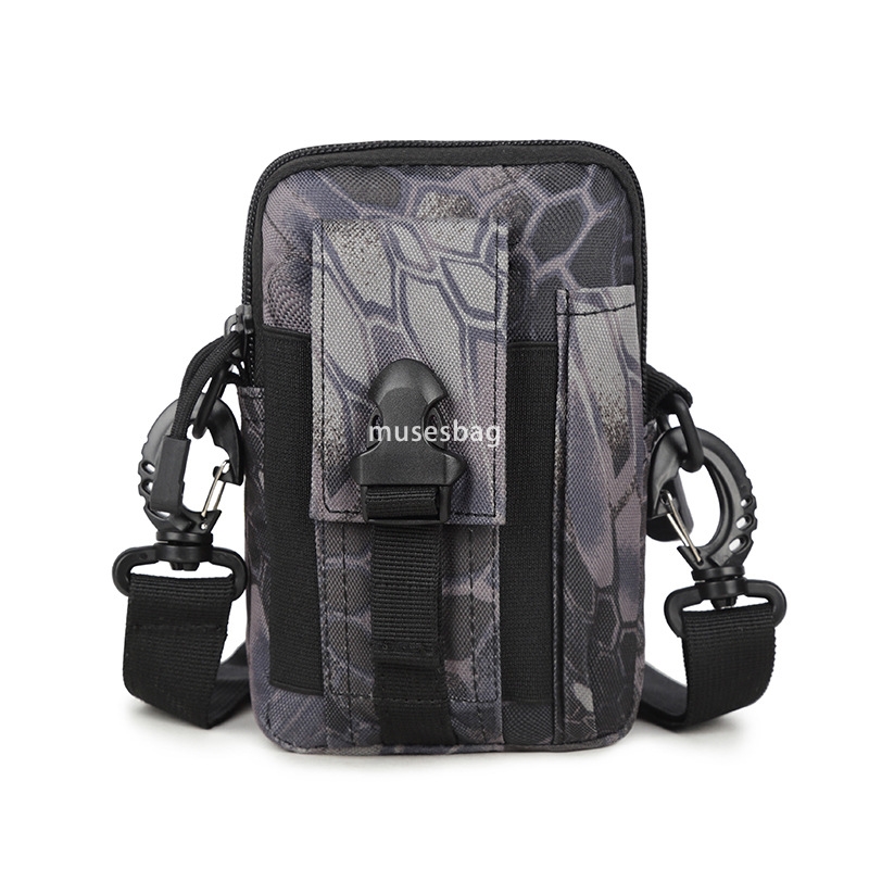New tactical waist bag outdoor sports running bag wearing belt men's and women's hanging bag mobile phone mini waist bag