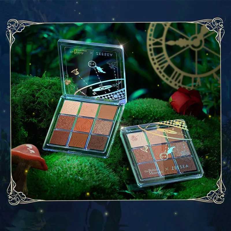ZEESEA Alice Eyeshadow Palette 9 Colors Matte Glitter Professional Waterproof Long Lasting Eye Shadow Make Up Palette zxx240720