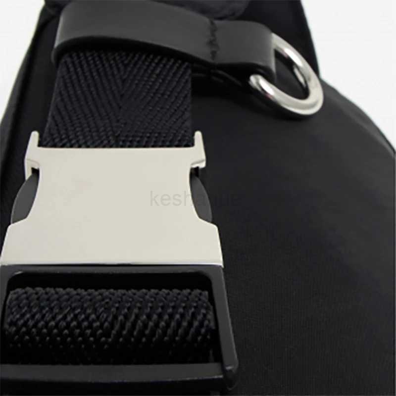 WomenS MenS Unisex Universal Nylon Trendy Fashion Casual Waist Bag Simple Outdoor Shoulder BagXJ240720