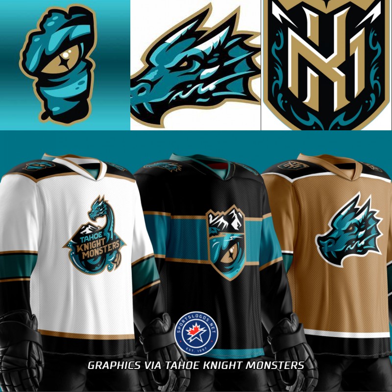 CUSTOM 2024 ECHL Tahoe Knight Monsters Hockey Jerseys