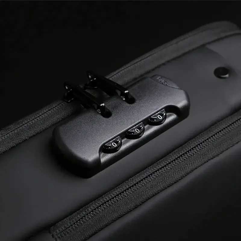 Men Multifunction Anti Theft USB Shoulder Bag Man Crossbody Cross Body Travel Sling Chest Bags Pack Messenger PackXJ240720