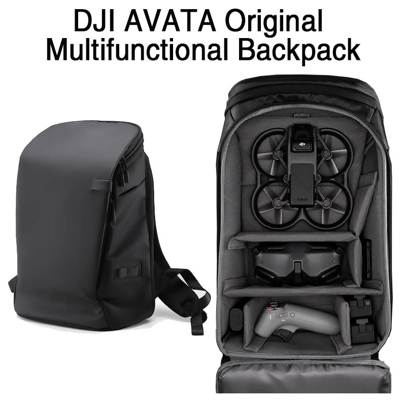 DJI Avata backpack black fabric waterproof bag multifunctional drone accessories camera backpack outdoor shooting 240715