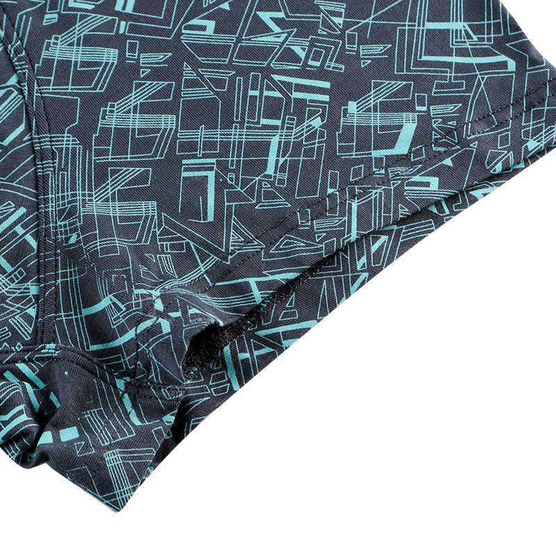 Printed with Seamless Waist and Flat Underwear, Men's Printed Four Corner U-shaped Convex Underwear Mens Boxers Boxer Panties Boxers for Men Shor