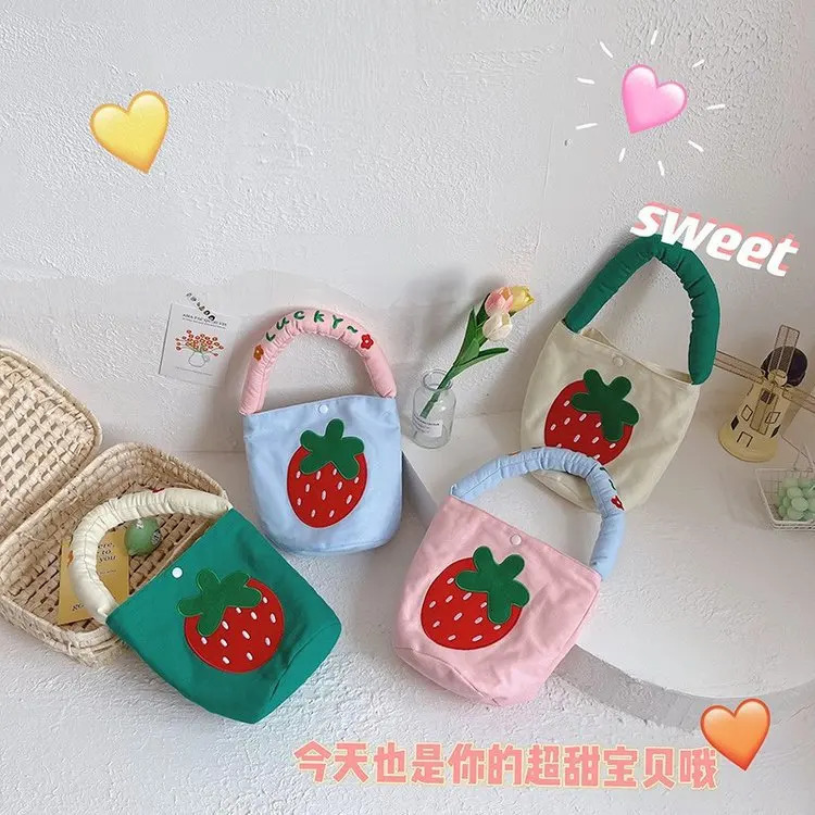 Sweet Baby Girl Handbags Korean Style Kids Toddler Infant Mini Coin Purse Messenger Bag Fashion Children Shoulder Bags 240715