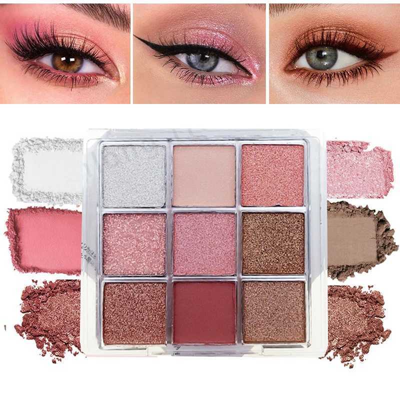 9 Colors Korean Eye Shadow Palette Girlcult Female Makeup Rare Beauty Eye Make-up Pallet Glitter Mini Travel Size Eyeshadow zxx240720