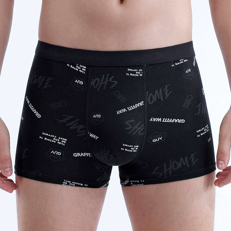 New Printed Flat Men's 3D Four Corner Underwear Mens Boxers Boxers for Men Boxeur Men Boxers Underwear Men Men Underwear Designer Designer Underw