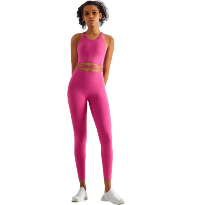 Women's Yoga Leggings High Waist Stretchy Fitness Womens Ninth Sport Pants Nylon T Shape Soft Elastic Push-UP Tight Activewear