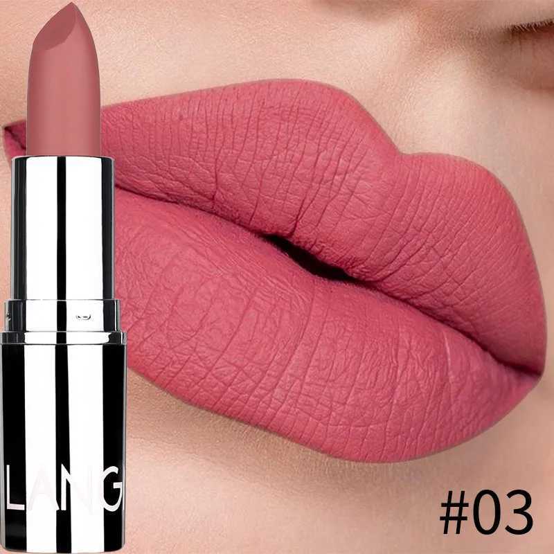 Nude Matte Lipstick Waterproof Long Lasting Non-stick Cup Lip Stick Not Fading Sexy Red Pink Velvet Lipsticks Makeup CosmeticsXJ241205