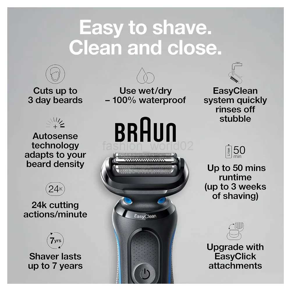 Series 5 5018s rechargeable wet dry mens electric shaver with precision trimmerX240720