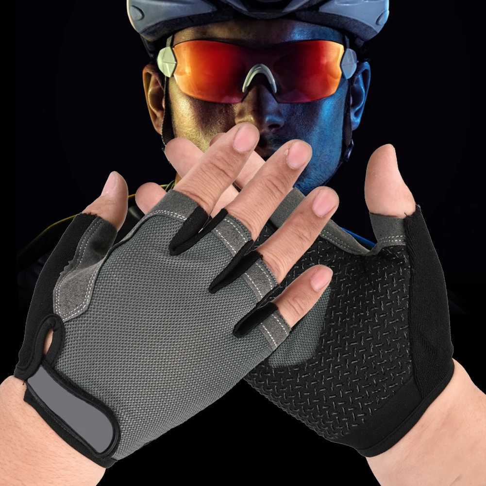 Sports Gloves Fingerless Cloves Outdoor Tactical Gloves Anti Slip Cycling Gloves Breathable Summer Fishing Gym Fitness Gloves for Women Men z240720