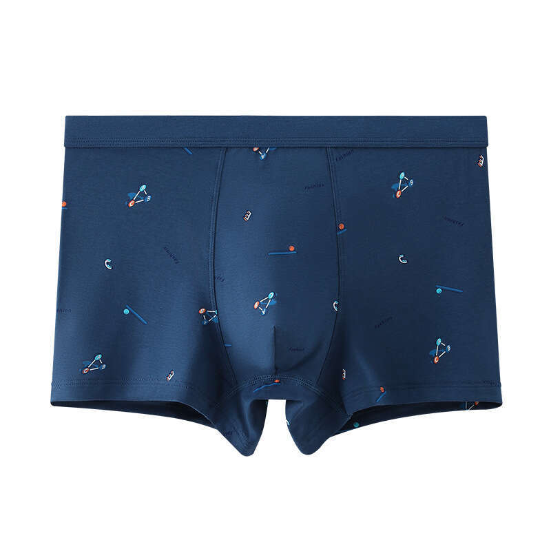 50 New Underwear Breathable Printed Four High Quality Leather Horse Cotton Men's Flat Corners Mutande Sexy Mens Boxers Designer Underwear Boxers 