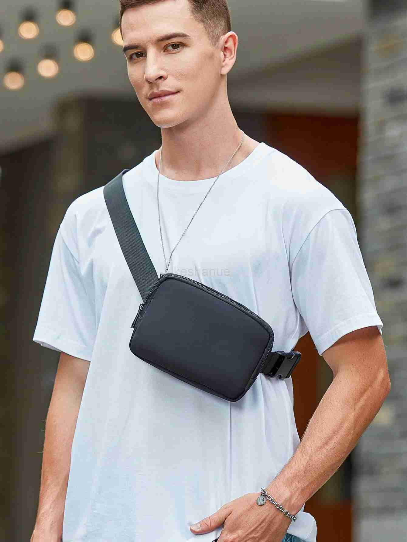 Small Fanny Pack Fashionable Lightweight Portable Waterproof Multi-Functional Messenger Waist Bag For Outdoor Travel SportsXJ240720