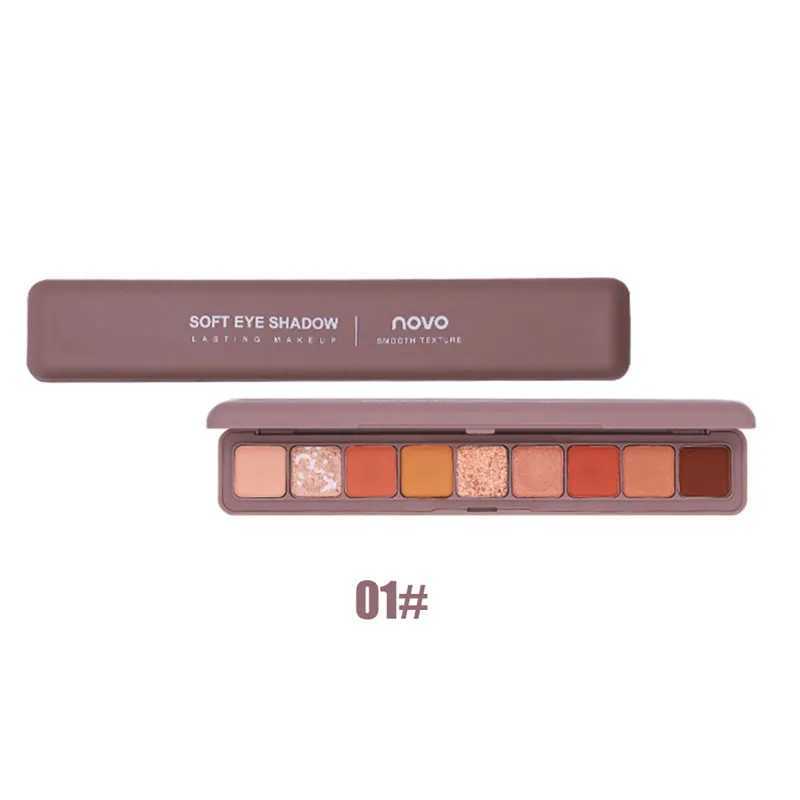 Novo Brand 9 Colors Glitter Galaxy Eye Shadow Palette Pigment Shimmer Matte Eye shadow Makeup Flash Shine Diamond Shadow Kit zxx240720