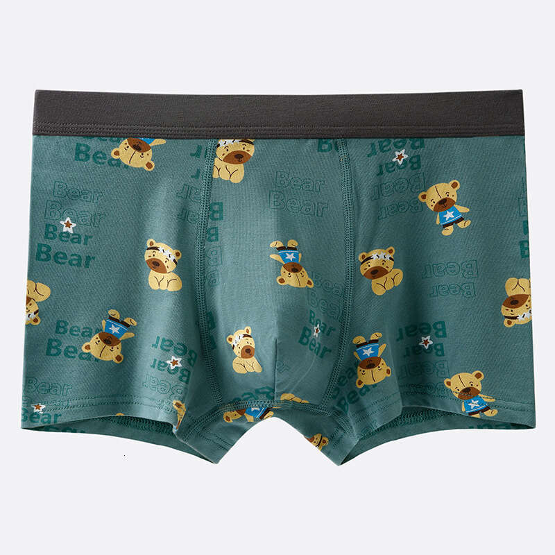 New Printed Men's High School Students, Four Cornered in Development Stage, Underwear for Male Students Mens Underwear Men Underwear Men Boxers M