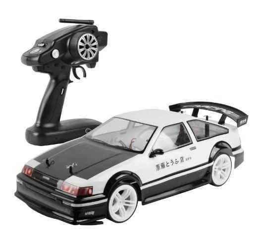 Electric/RC Car CSOC RC Racing Drift Car 70 km/h 1/10 Remote Control One Button Acceleration Dual Battery Large Off Road 4WD ToyL24