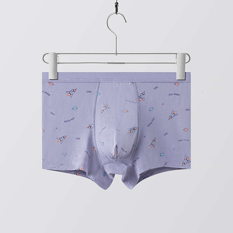 50S Trendy Pure Cotton U Convex 3D Teen Men's Printed Adolescent Student Underwear Male Men Underwear Boxer Shorts Mutande Men Boxers Boxers for 