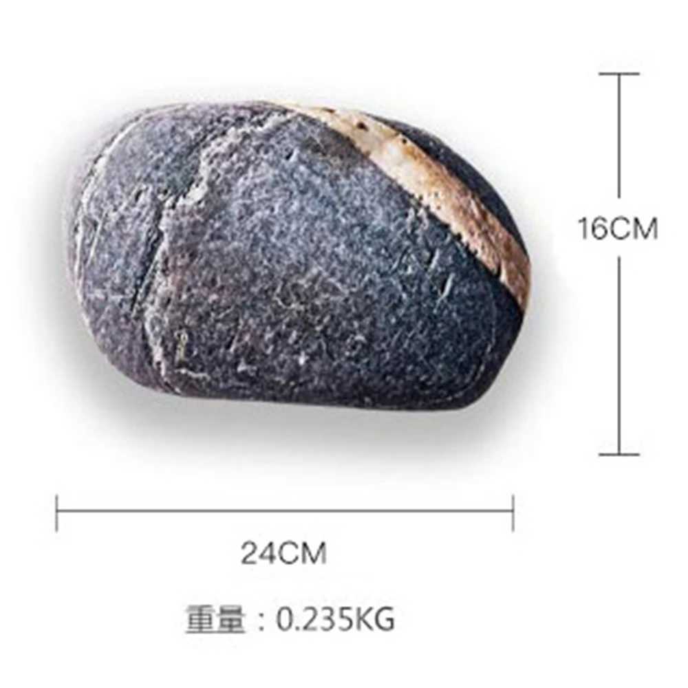 Pebble Stone Rock Shape Pillow Cushion With Stuffing 3D Plush Pillow Cushion Soft Stuffed Pillow Cushion For Children Home DecorB270720