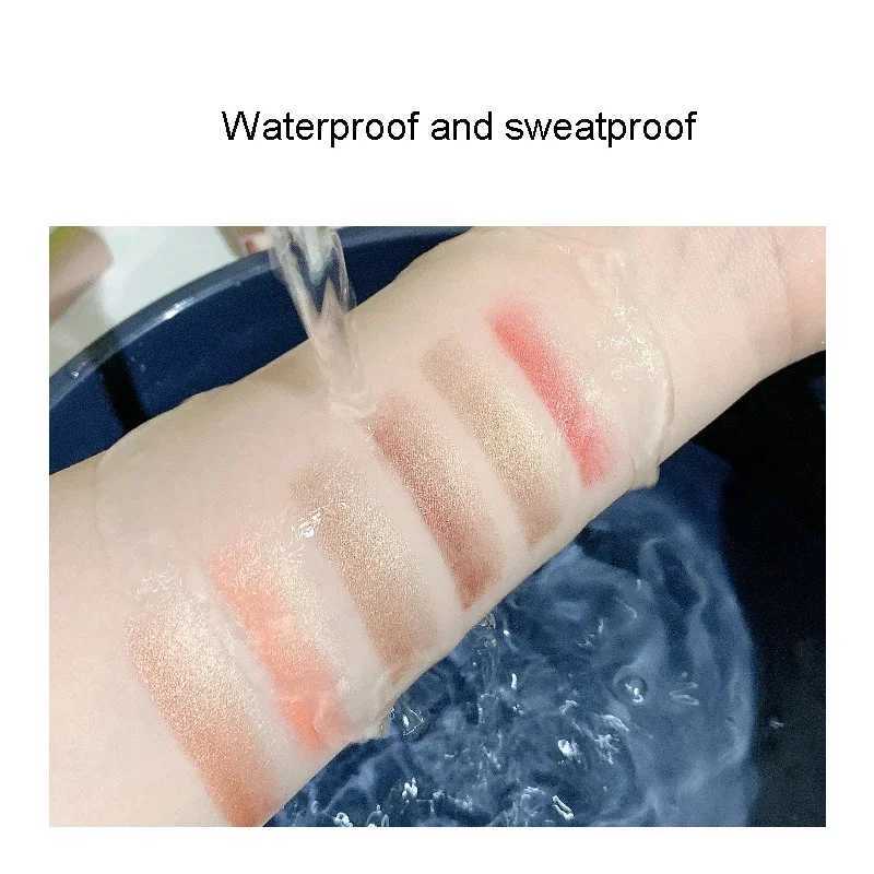 Velvet gradient two-tone eyeshadow stick A touch of two colors Gradient is not easy to smudge Rotating retouching eye shadow pen zxx240720