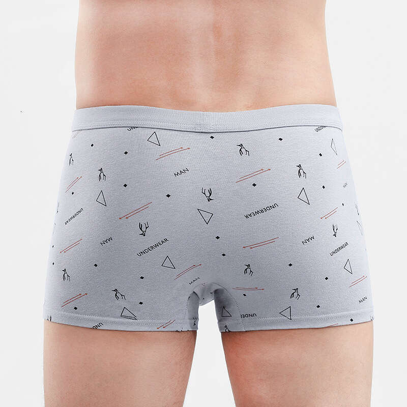 New 3D Pure Cotton Men's Printed Boxer Underwear Boxer Calecon Mens Boxers Designer Mens Underwear Designer Boxers Boxer Men Underwear Mutande
