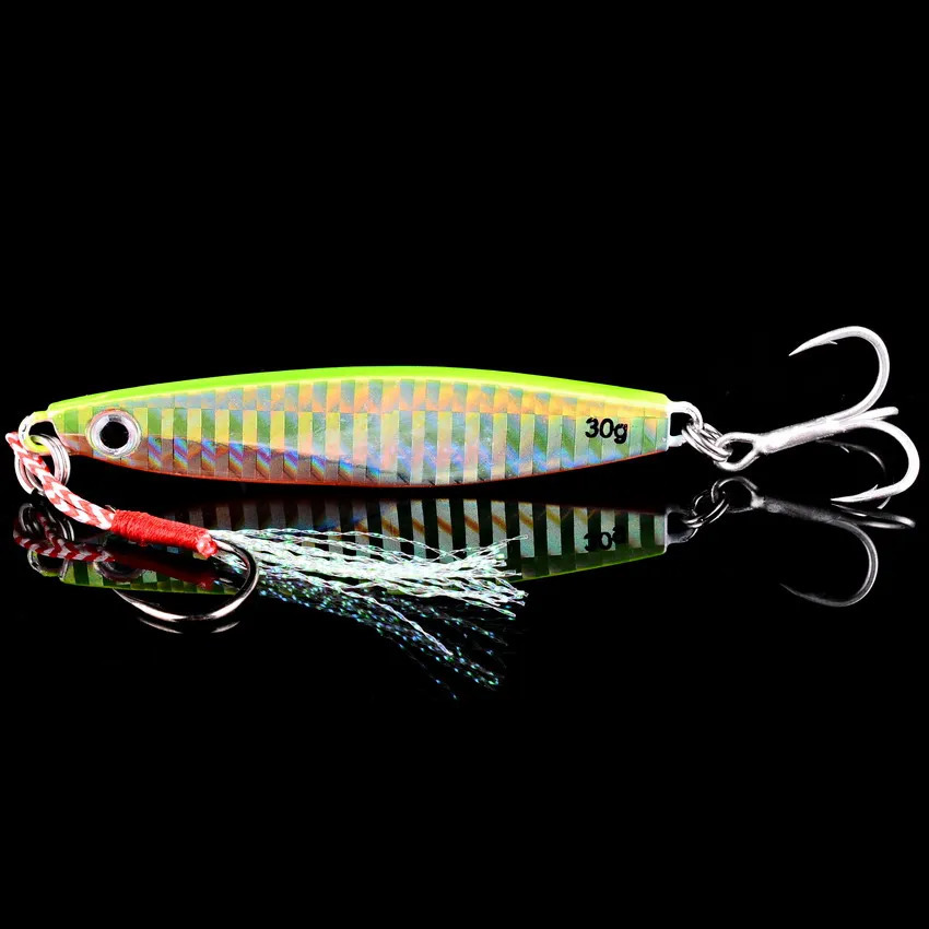 24pcs metal fixtures 40g30g20g Shore casting fixtures Shore casting fixtures Shore casting spoons saltwater jacks fishing rod sets 241120bj