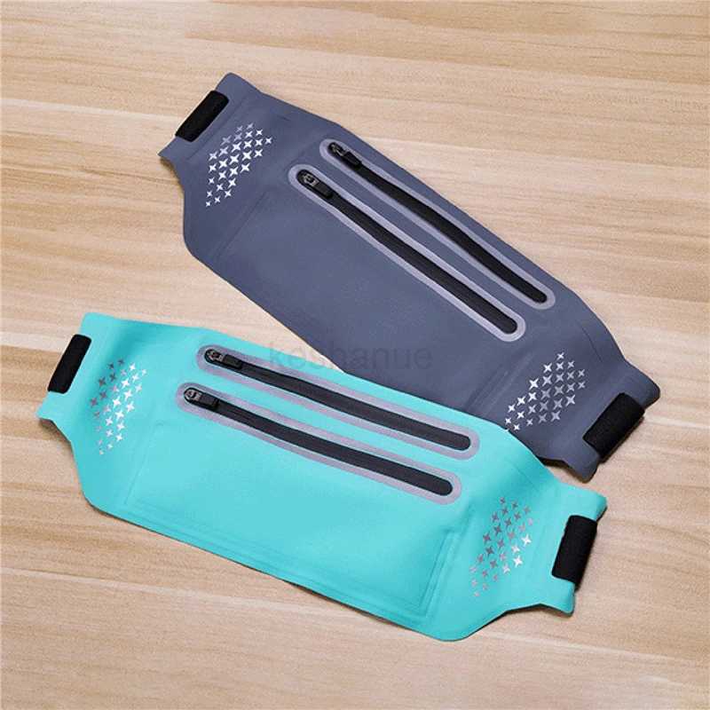 Outdoor Waterproof Invisible Running Waist bag Sports Fanny Pack Men Women Hidden Black Gym Bags Phone Accessories BackpackXJ240720