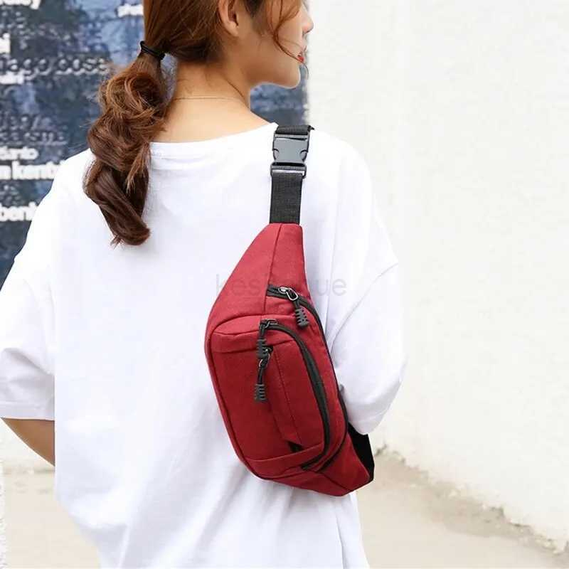 Men Chest Bag Women Simple Leisure Fashion Oxford Waist Packs Ladies Waist Bags Designer Mobile Phone PouchXJ240720