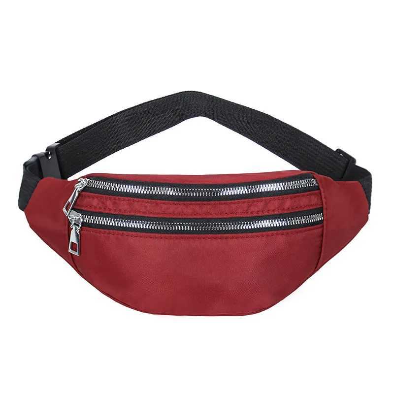 PUOU Waist Pack Bags for Women Nylon Fanny Packs Casual Womens Chest Bags Man Belt Pouch Travel Hip Bag Sport Purses PocketXJ240720