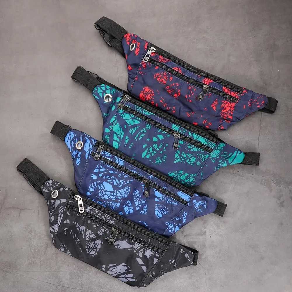 Camouflage Fanny Pack Travel Bum Bag Money Waist Belt Walking Holiday Pouch Ladies Casual Waterproof Chest Pack for Boys GirlsXJ240720
