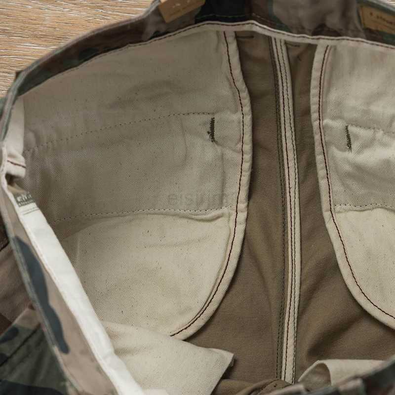 130kg wear Camouflage workwear shorts summer mens heavyweight washed cotton capris retro khaki style tough casual half pants M240720