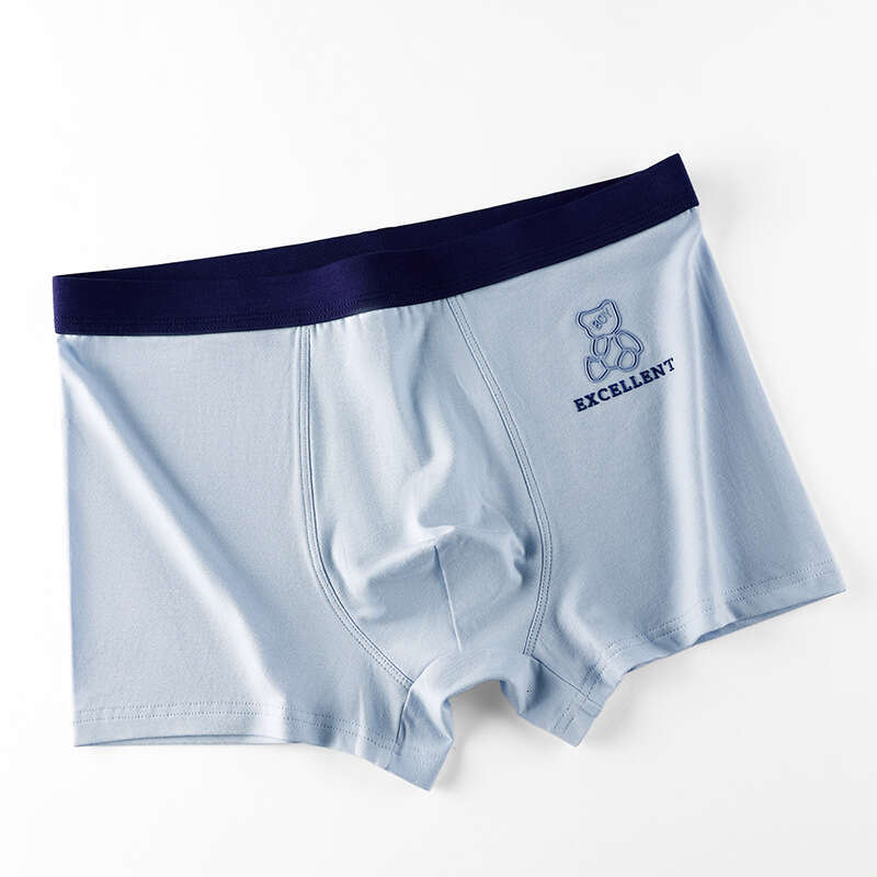 Skin Friendly Printed Men's Adolescent Developmental Period Underwear, Male Student Underwear Underwear Mens Underwear Mutande Boxers Panties Box